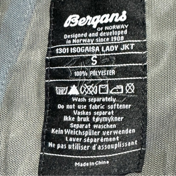 Bergans Ski Snowboard Shell Jacket Recco Isogaisa Lady Small Techcore Technical - Picture 7 of 15